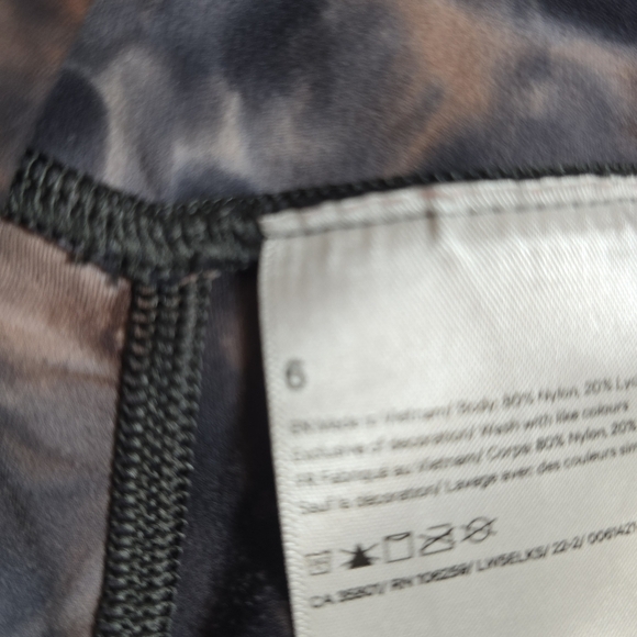 Lululemon Align 25 in Diamond Dye Pitch Grey Graphite Grey Size 6 - Picture 4 of 5